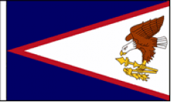American Samoa Hand Waving Flags